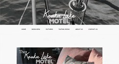 Desktop Screenshot of keukalakemotel.com