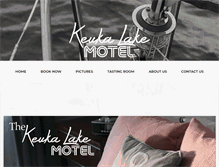 Tablet Screenshot of keukalakemotel.com